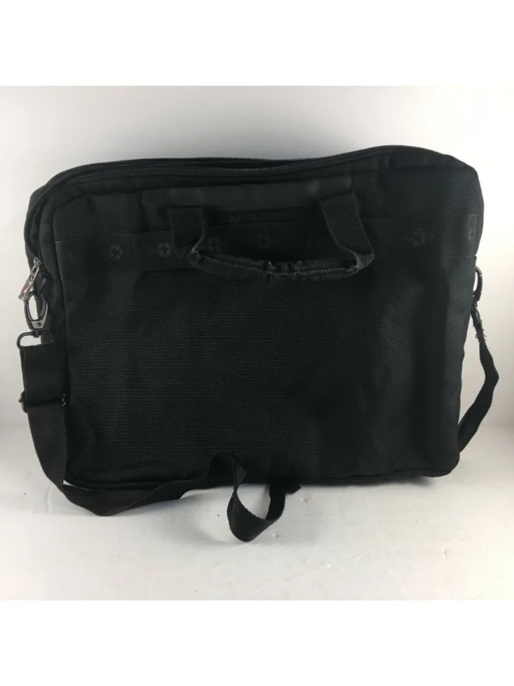 SWISSGEAR ANTHEM BLACK RED LAPTOP NOTEBOOK MESSENGER BAG 16